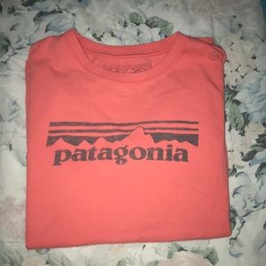 Patagonia Pink Crew Neck T Shirt